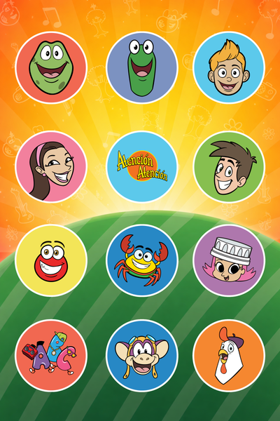 Stickers Oficiales de Atención Atención - Pack de 24 Pegatinas